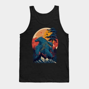 King of The monsters vector illustration design Tank Top